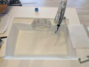 沖縄キッチン取付け隊　浄水栓を後付け　施工前